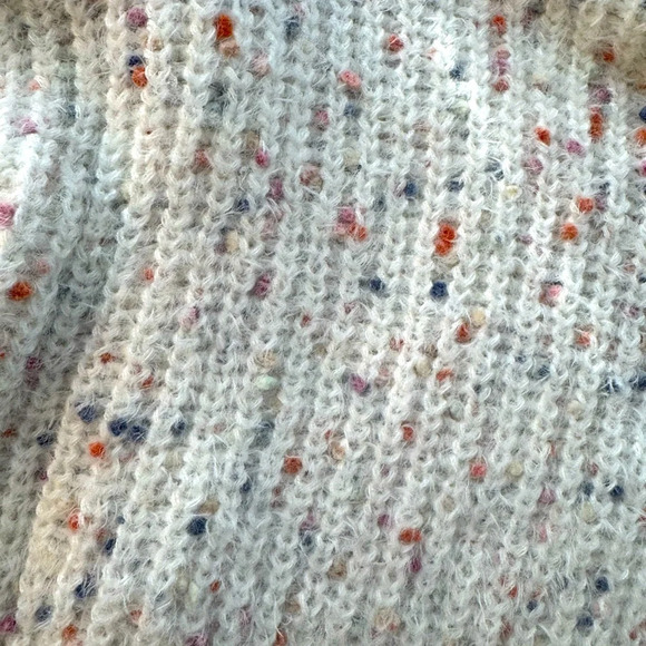 Loft sweater size Large cream multi color - Picture 4 of 5